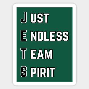 JETS Just Endless Team Spirit Sticker